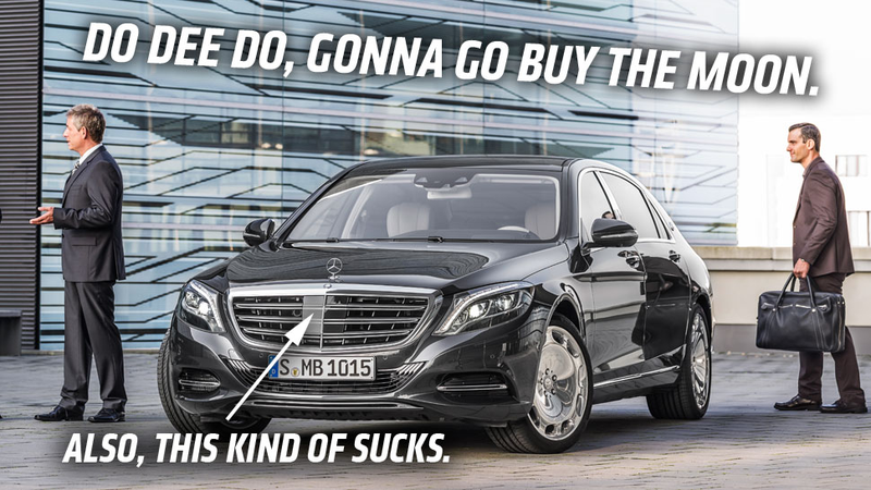 Illustration for article titled The Mercedes-Maybach Is The Car God's Dad's Boss Would Ride In
